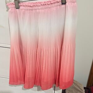 Mayoral Pink Ombre A-Line Skirt